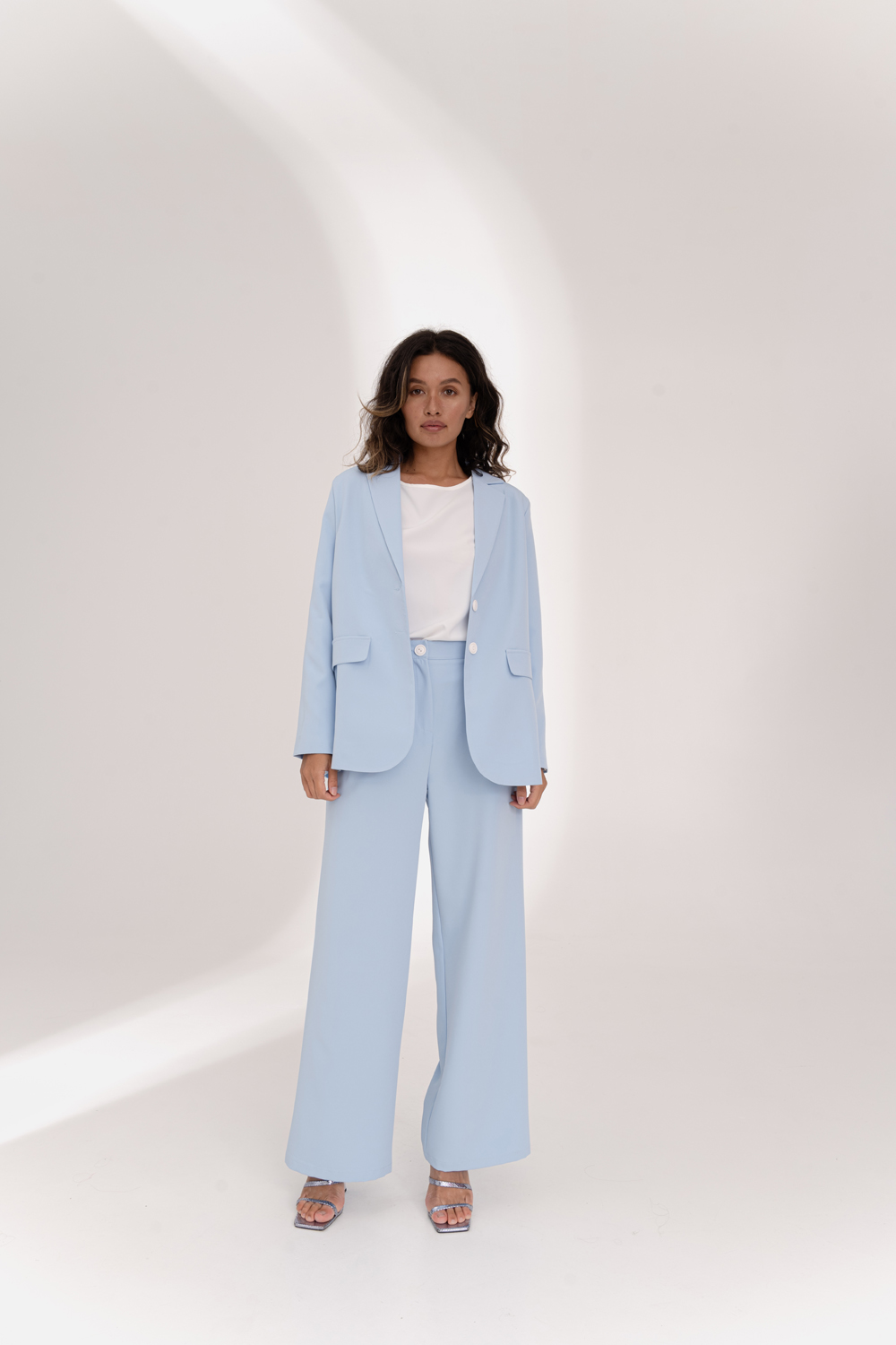 Пиджак 6563 Голубой