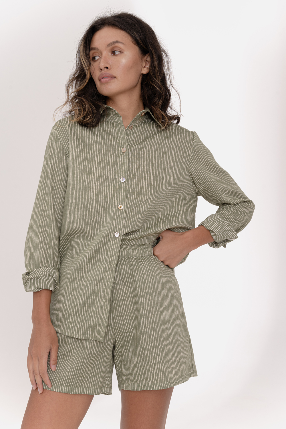 Костюм 6621 Оливковый