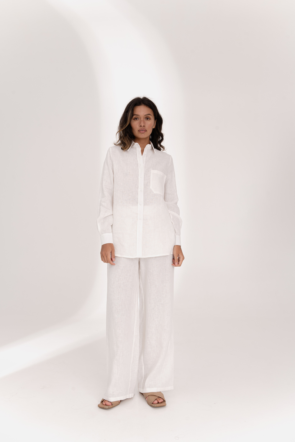 Рубашка 6622 Молочный