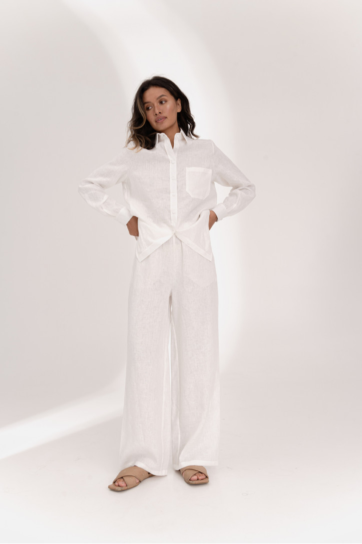 Брюки 6623 Молочный