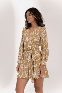 Платье 6640 Горчица