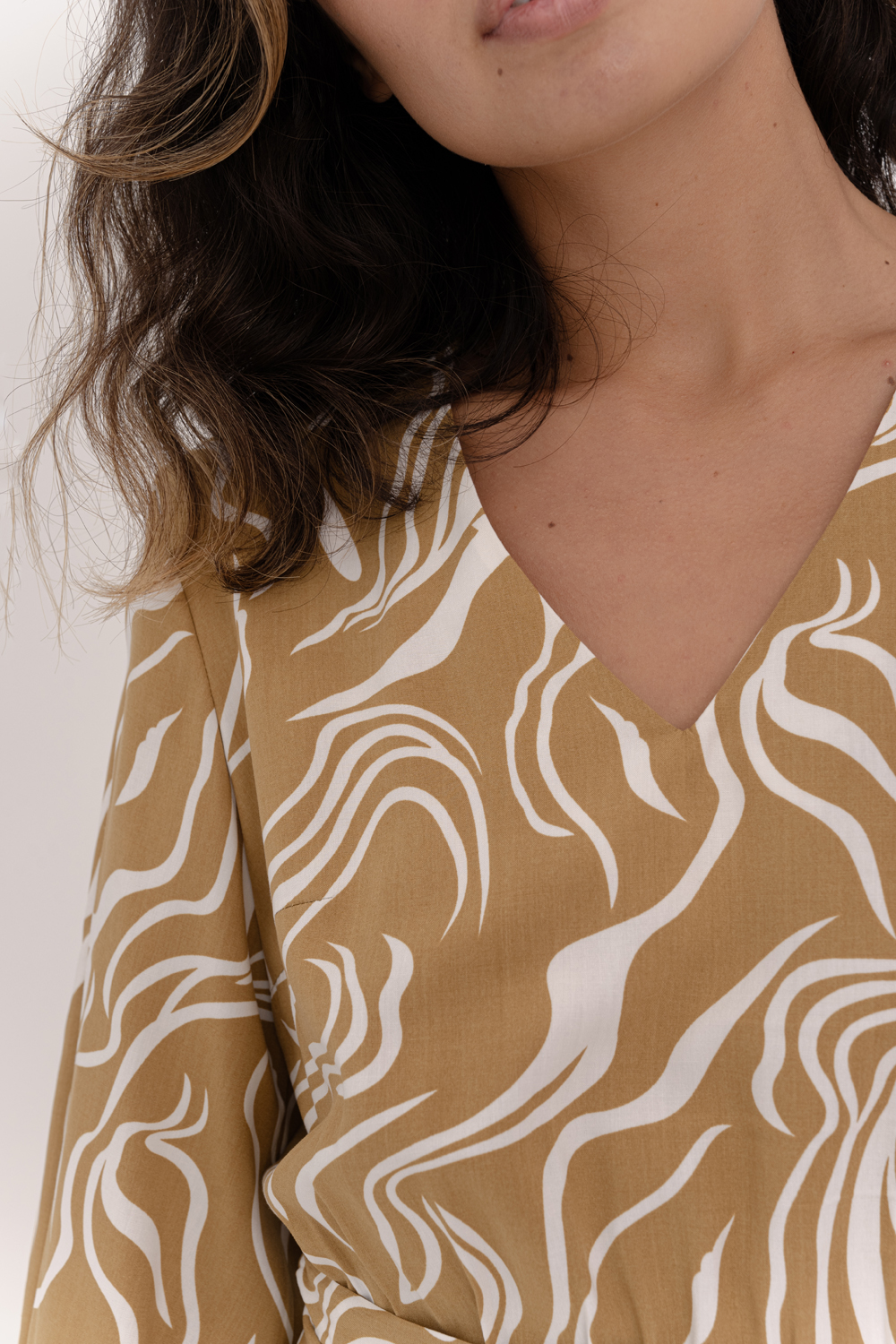 Платье 6640 Горчица