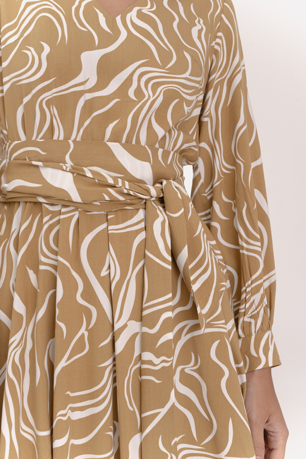 Платье 6640 Горчица