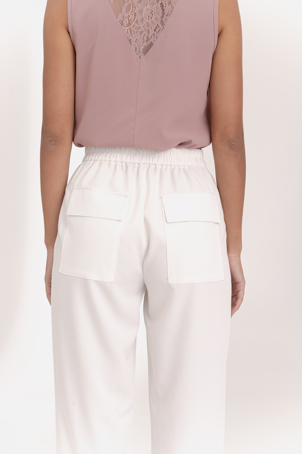 Брюки 6646 Молочный