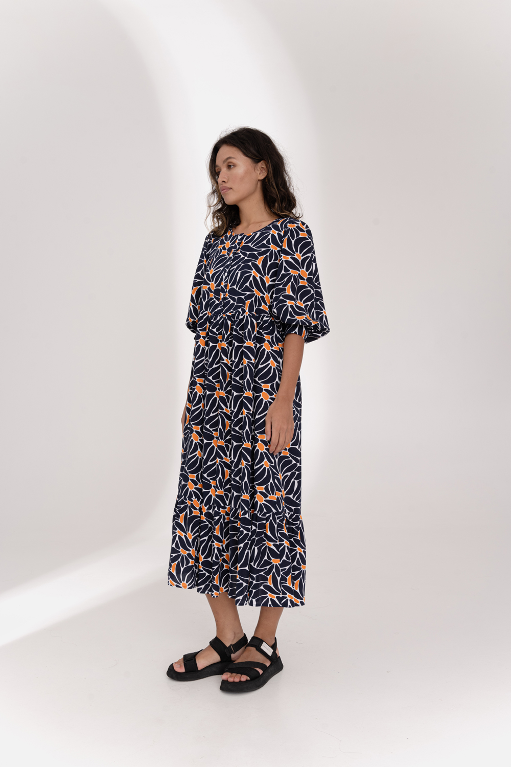 Платье 6649 Темно-синий