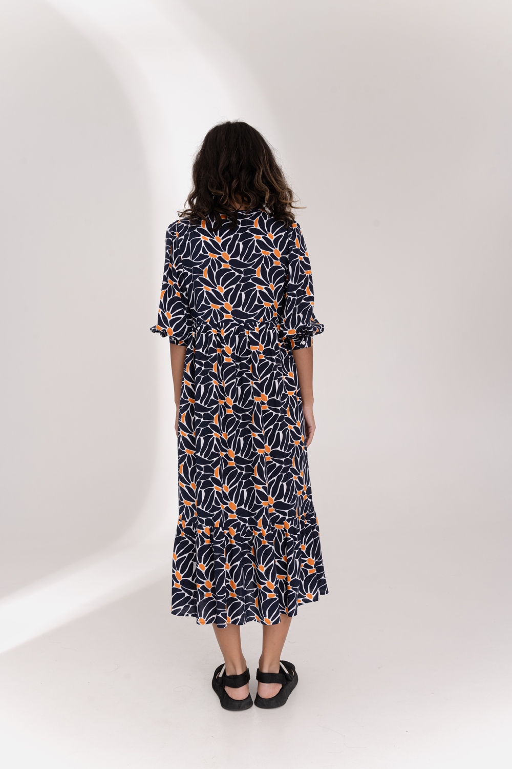 Платье 6649 Темно-синий