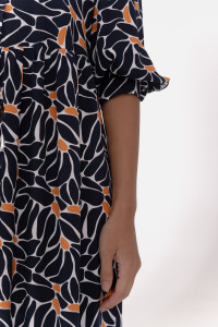 Платье 6649 Темно-синий