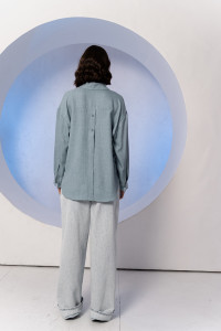 Рубашка 6612 Голубой