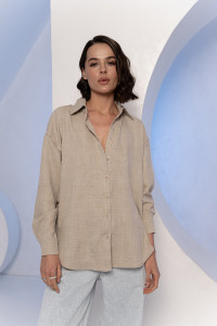 Рубашка 6612 Бежевый