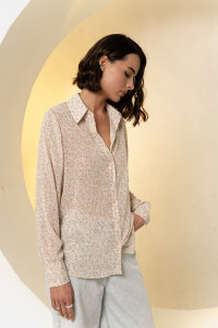 Рубашка 6619 Кремовый