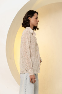 Рубашка 6619 Кремовый