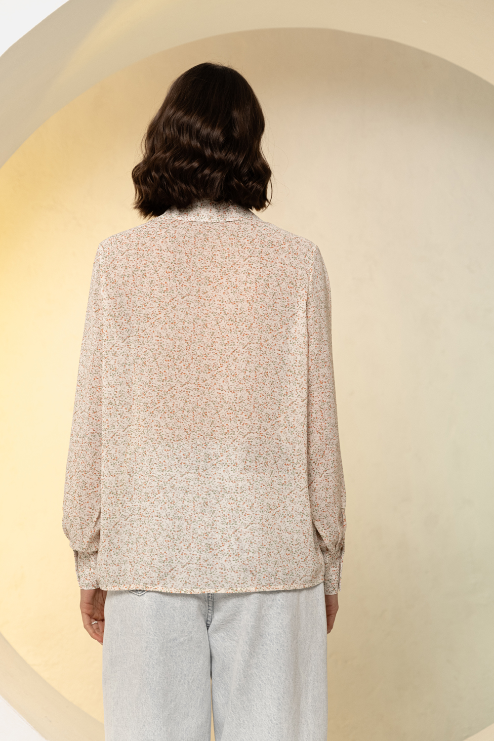 Рубашка 6619 Кремовый