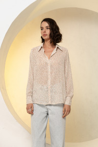 Рубашка 6619 Кремовый