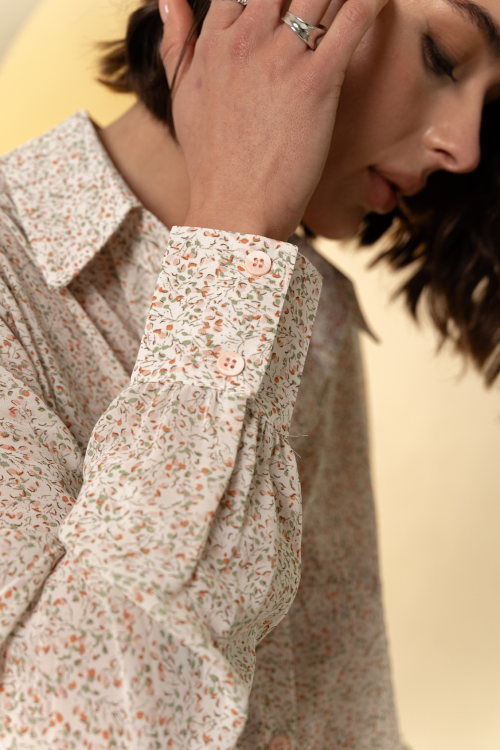 Рубашка 6619 Кремовый