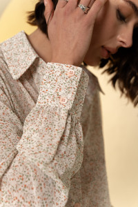 Рубашка 6619 Кремовый