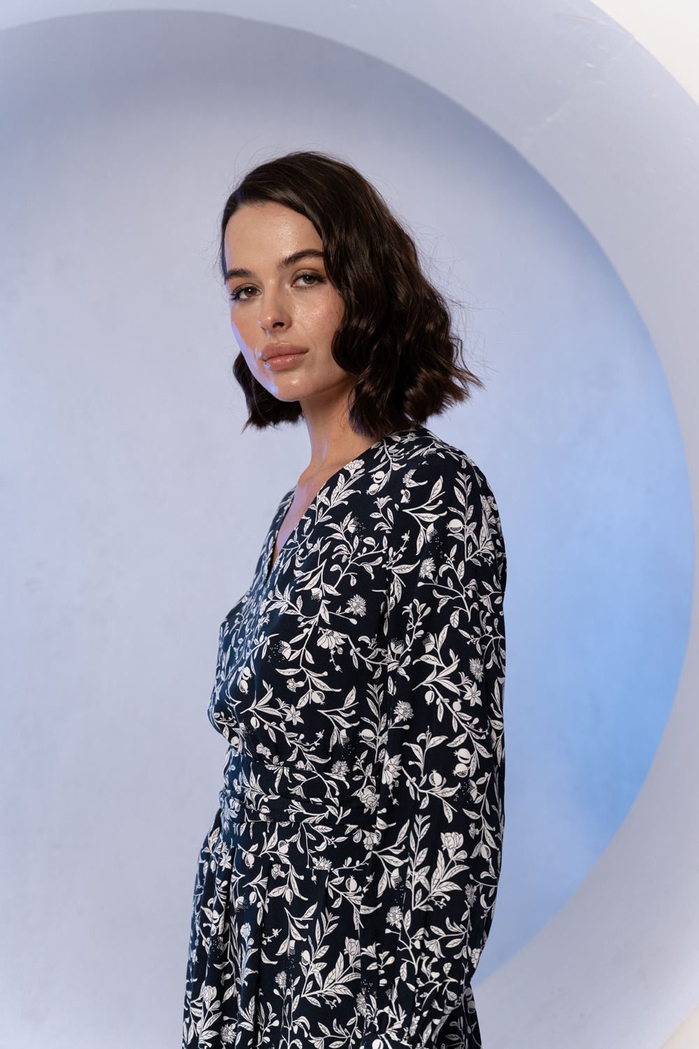 Платье 6640 Синий