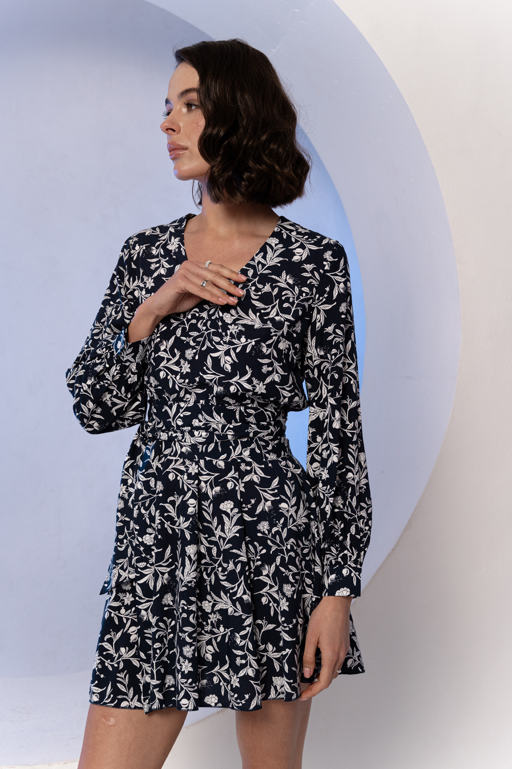 Платье 6640 Синий