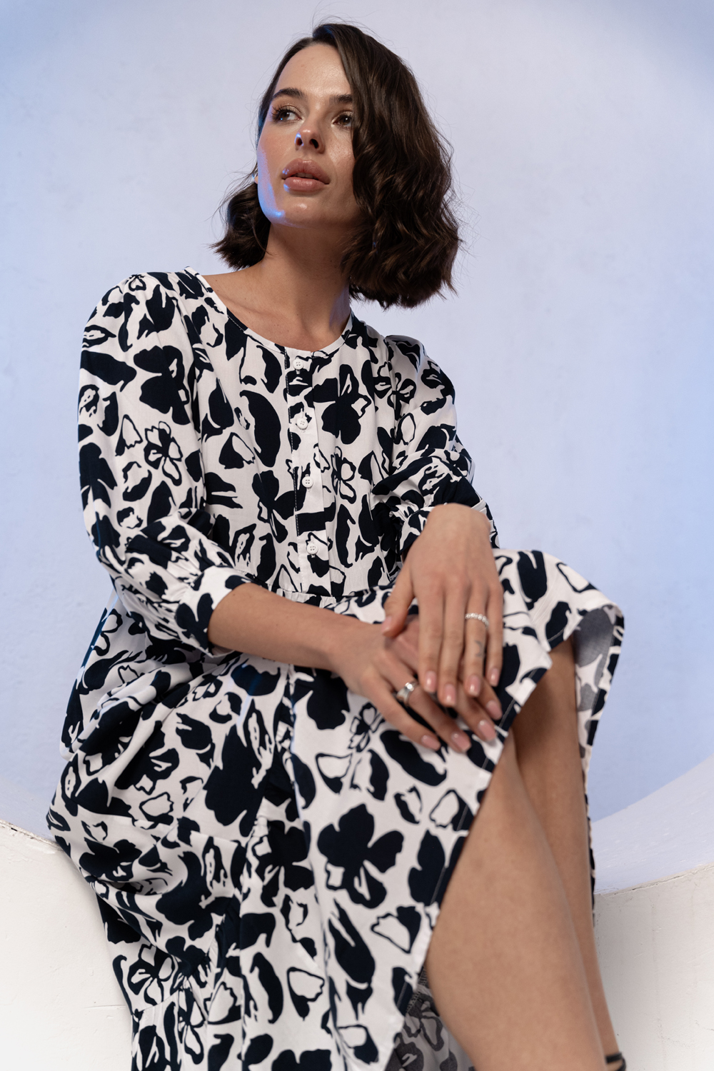 Платье 6649 Синий