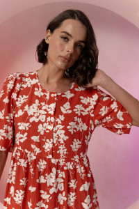 Платье 6649 Лососевый