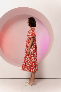 Платье 6649 Лососевый