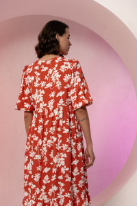 Платье 6649 Лососевый