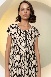 Платье 6669 Бежевый