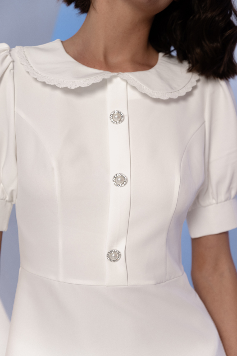 Платье 6674 Молочный