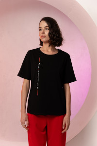 Футболка 6677 Черный