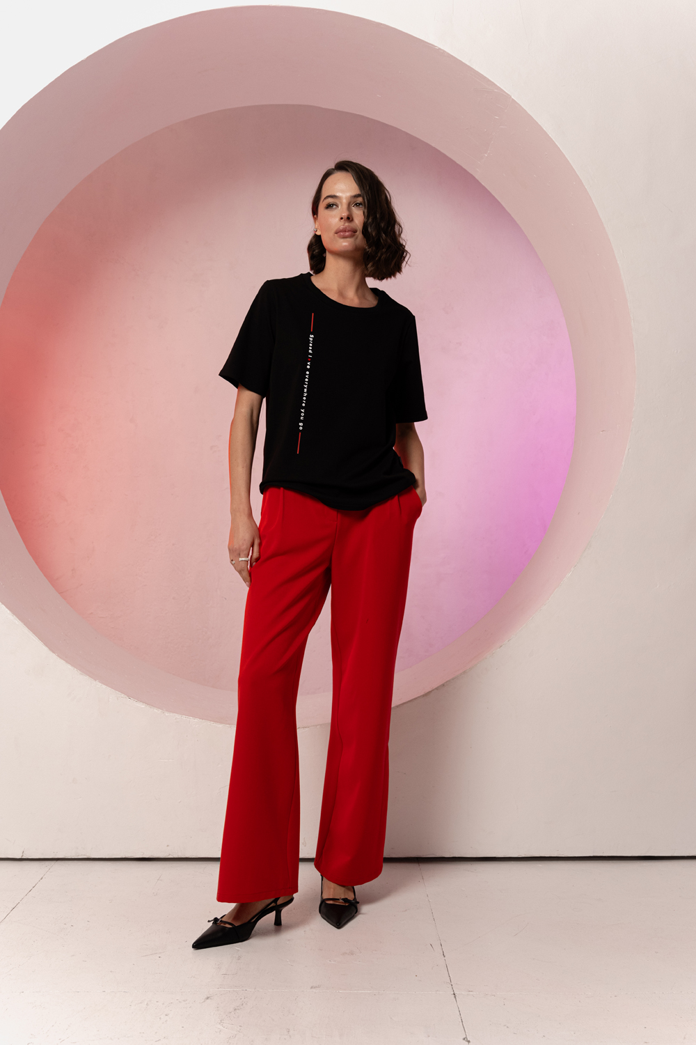 Футболка 6677 Черный