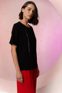 Футболка 6677 Черный