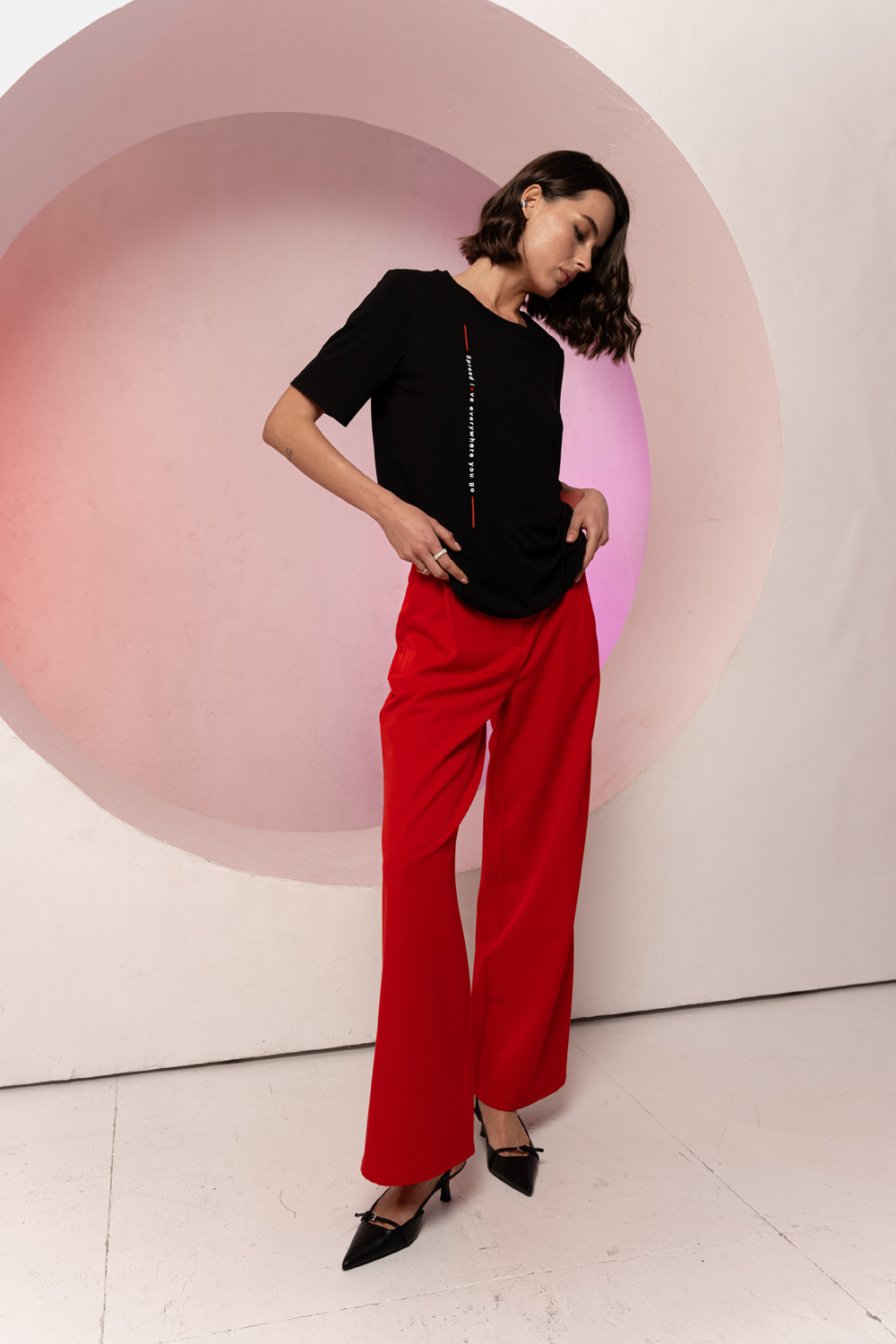 Футболка 6677 Черный