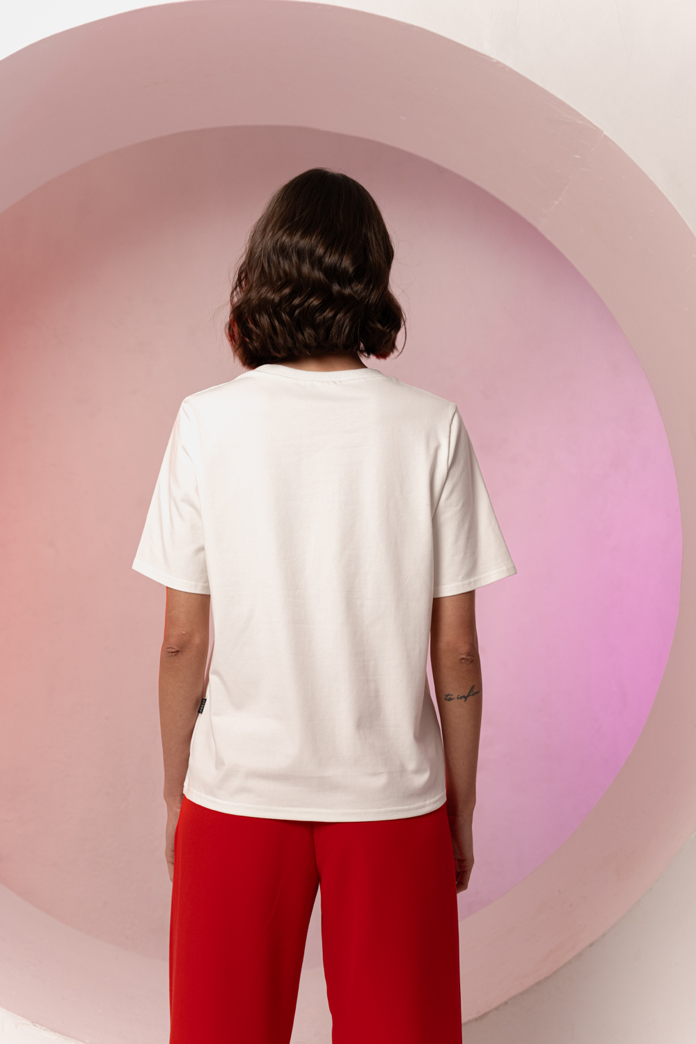 Футболка 6677 Молочный