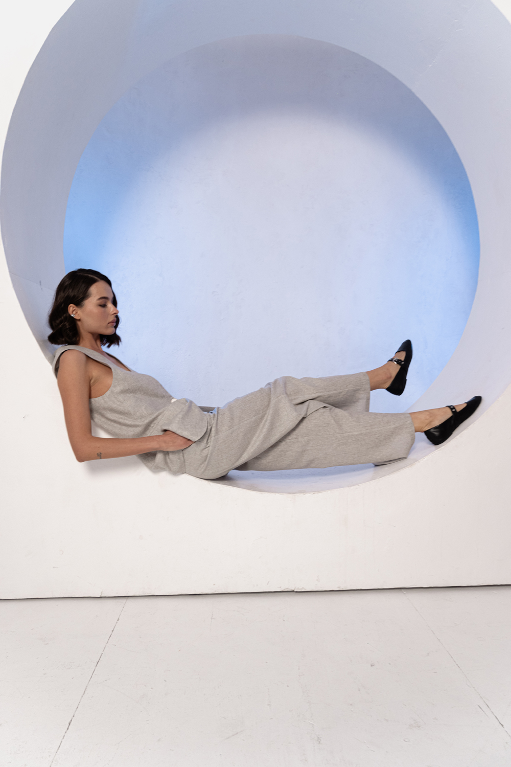 Брюки 6679 Светло-серый