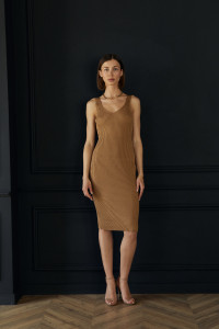 Платье 4101 (Бежевый, S)