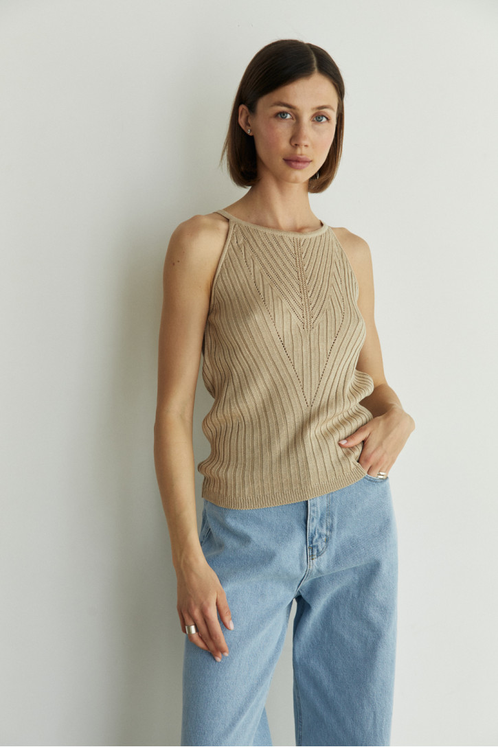 Майка 4103 Бежевый