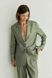 Пиджак 6628 Оливковый