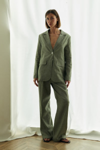 Пиджак 6628 Оливковый