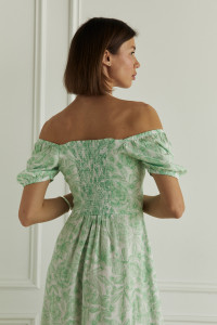 Платье 6651 Салатовый