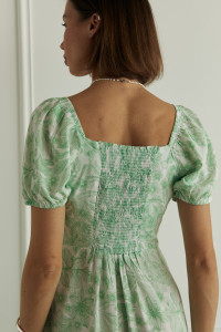 Платье 6651 Салатовый