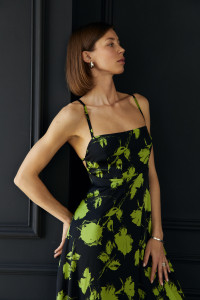 Платье 6660 Черный