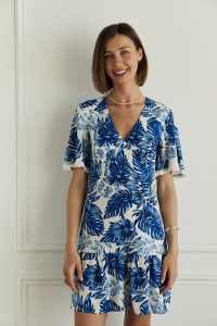 Платье 6670 Синий Синий