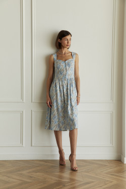 Платье 6673 Серый