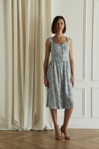 Платье 6673 Серый