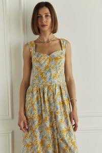 Платье 6673 Желтый