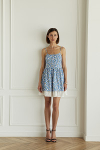 Платье 6676 Голубой