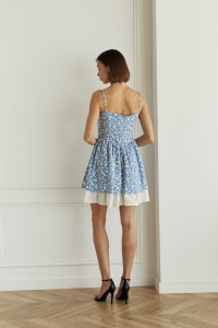 Платье 6676 Голубой