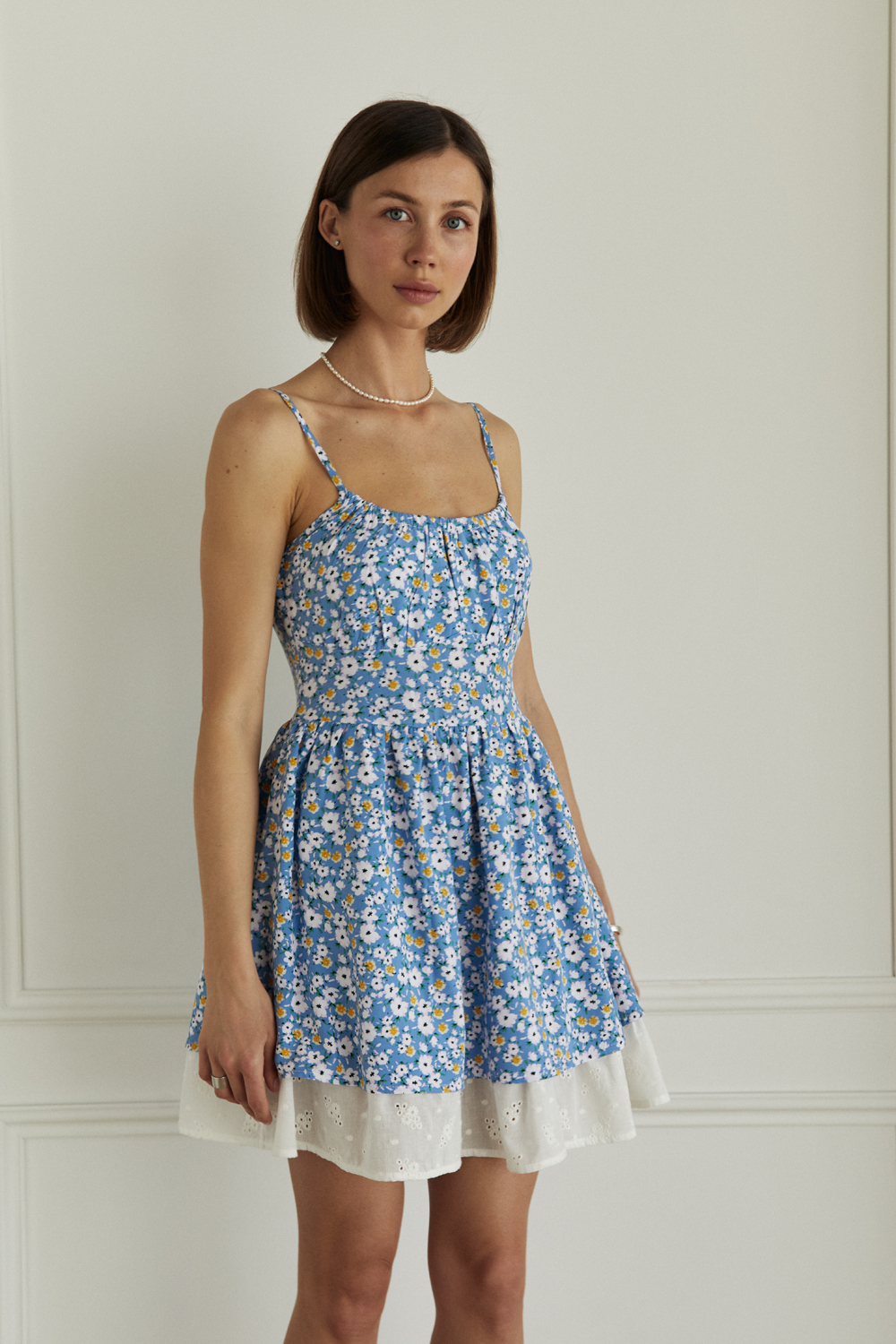 Платье 6676 Голубой