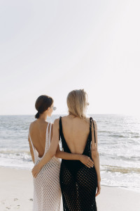 Пляжное платье 4100 Черный