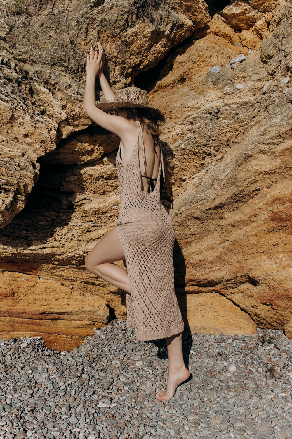 Пляжное платье 4100 Мокко