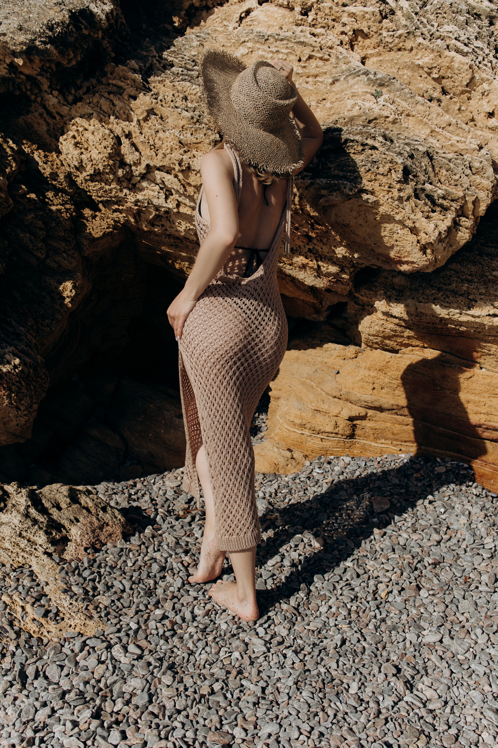 Пляжное платье 4100 Мокко